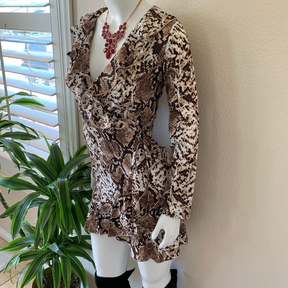 Dangerous - SnakeSkin Mini Dress - Picture 4 of 8